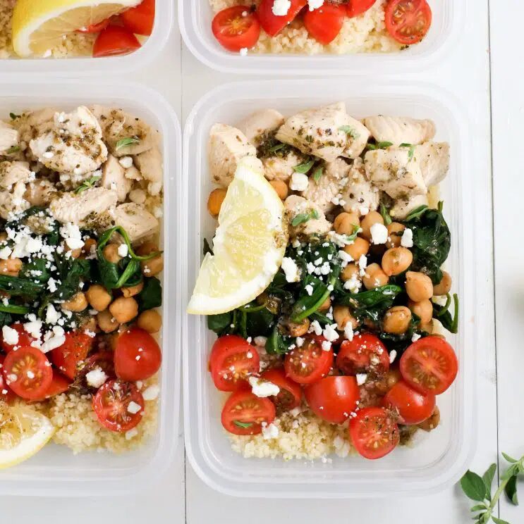 Greek Chicken and Chickpeas